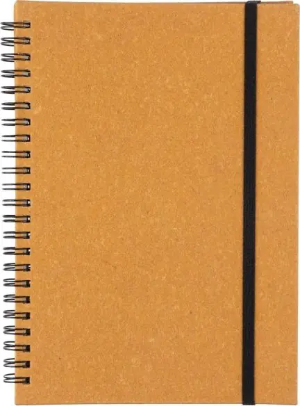 Cuaderno A5 de cuero reciclado 80 páginas