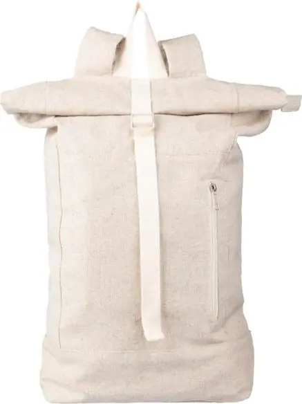 Mochila enrollable de cáñamo 280 g/m²