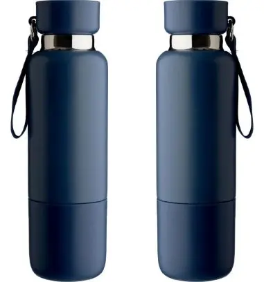 Botella termo 500 ml con vaso inferior