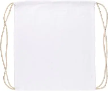 Mochila de cuerdas de algodón 140 g/m² hasta 8 kg