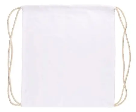 Mochila de cuerdas de algodón 140 g/m² hasta 8 kg