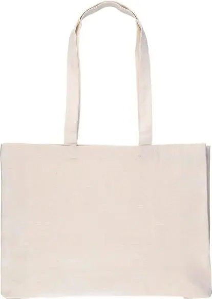 Bolsa de algodón 280 g/m² con fuelle 10 cm