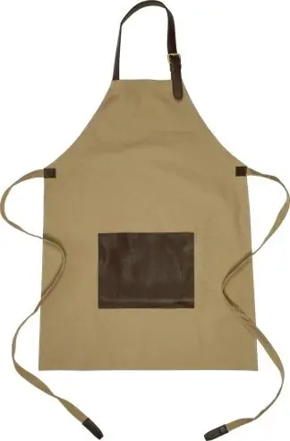 Delantal lona 450 g/m2 bolsillo rPET correa repelente agua