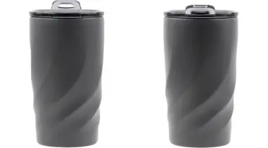 Vaso termo inox reciclado 400 ml cerámico Coppertech tapa
