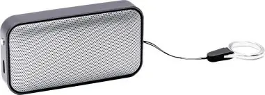 Altavoz Nano aluminio gamuza vegana TWS