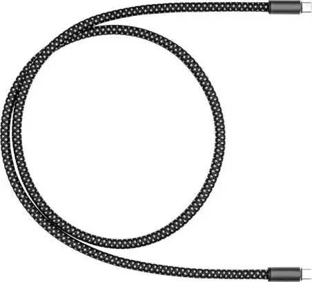 Cable USB-C 60W RPET nailon aluminio GRS RoHS transferencia