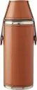 Botella acero inox reciclado 230 ml 2 vasos 40 ml funda PU - Imagen 10