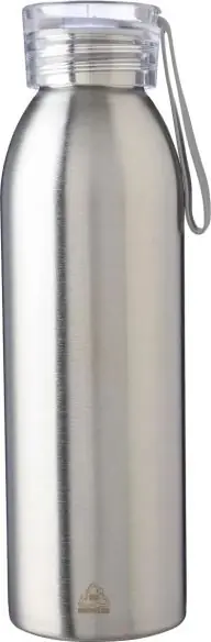 Botella acero reciclado 650 ml con correa
