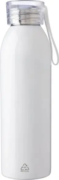 Botella acero reciclado 650 ml con correa