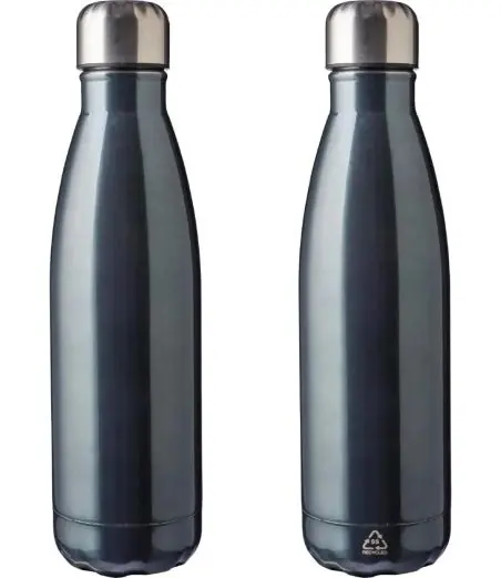 Botella acero reciclado 650 ml con grabado