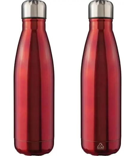 Botella acero reciclado 650 ml con grabado