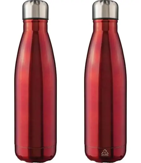 Botella acero reciclado 650 ml con grabado