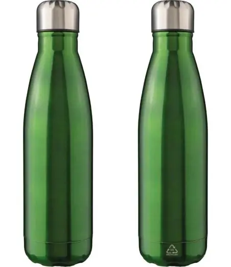 Botella acero reciclado 650 ml con grabado
