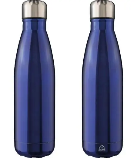 Botella acero reciclado 650 ml con grabado