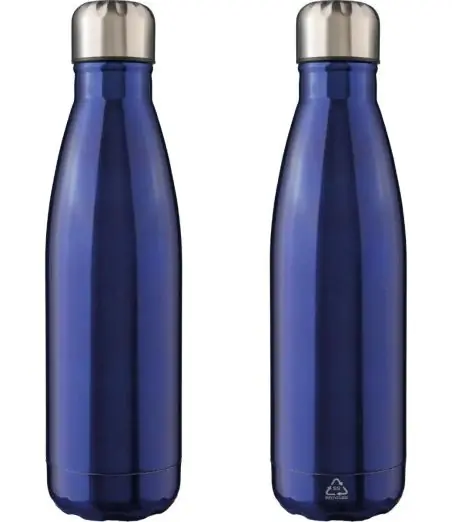 Botella acero reciclado 650 ml con grabado