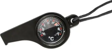 Silbato PP 90 dB con brújula y termómetro