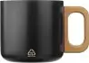 Taza termo acero reciclado 400 ml con asa de madera - Imagen 4