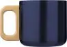 Taza termo acero reciclado 400 ml con asa de madera - Imagen 17
