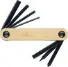 Set herramientas acero carbono bambú - Imagen 10