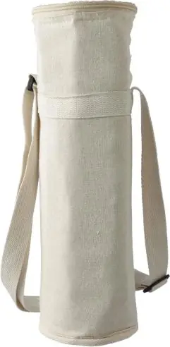 Bolsa nevera para botella de algodón reciclado