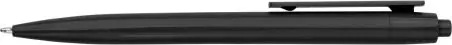 Bolígrafo ABS reciclado clip grande logo 800m negra