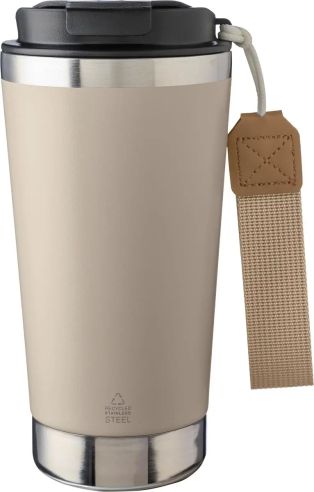 Vaso termo inox reciclado 500 ml doble pared tapa caja