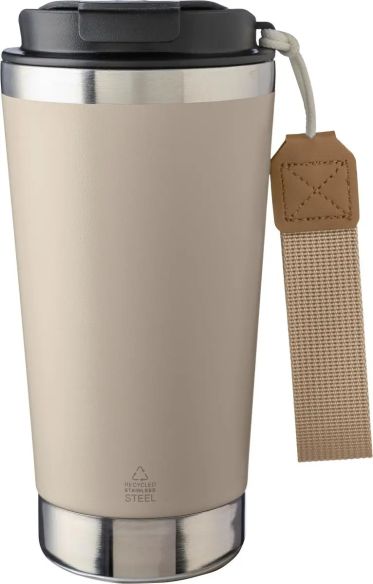 Vaso termo inox reciclado 500 ml doble pared tapa caja