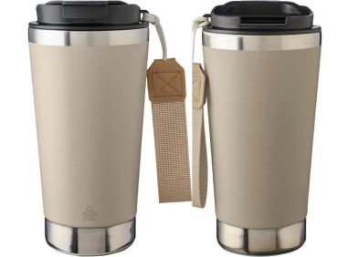 Vaso termo inox reciclado 500 ml doble pared tapa caja