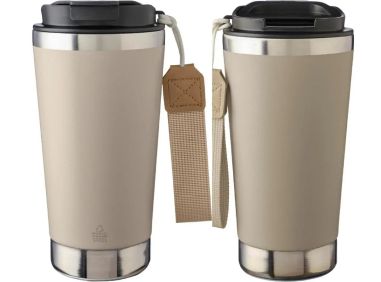 Vaso termo inox reciclado 500 ml doble pared tapa caja