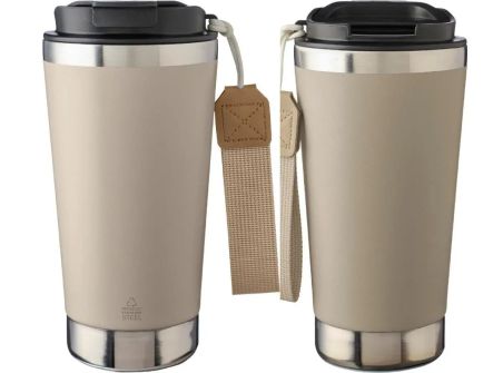 Vaso termo inox reciclado 500 ml doble pared tapa caja