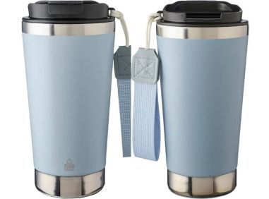 Vaso termo inox reciclado 500 ml doble pared tapa caja