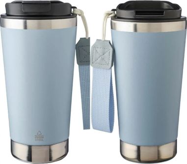 Vaso termo inox reciclado 500 ml doble pared tapa caja