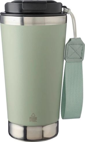 Vaso termo inox reciclado 500 ml doble pared tapa caja