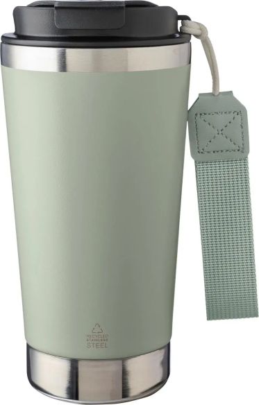 Vaso termo inox reciclado 500 ml doble pared tapa caja
