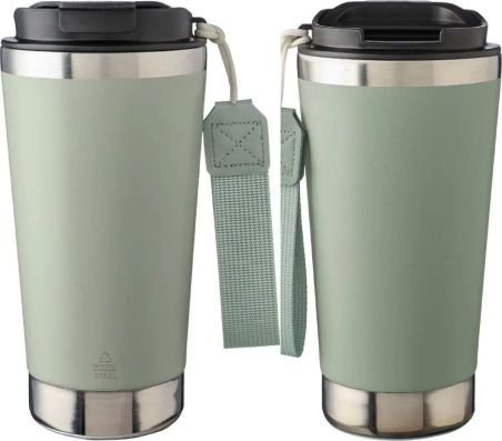 Vaso termo inox reciclado 500 ml doble pared tapa caja