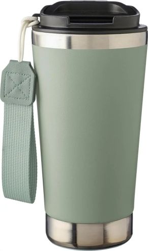 Vaso termo inox reciclado 500 ml doble pared tapa caja