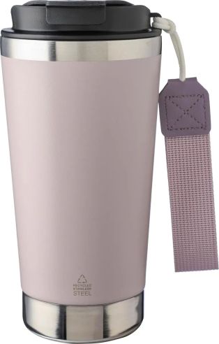 Vaso termo inox reciclado 500 ml doble pared tapa caja