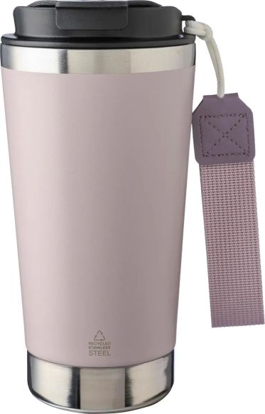 Vaso termo inox reciclado 500 ml doble pared tapa caja