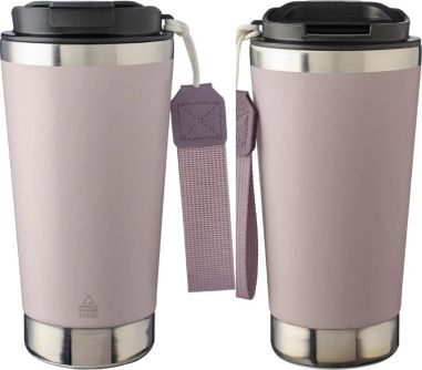 Vaso termo inox reciclado 500 ml doble pared tapa caja