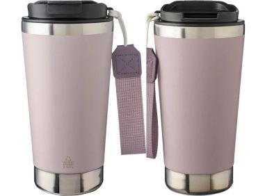 Vaso termo inox reciclado 500 ml doble pared tapa caja