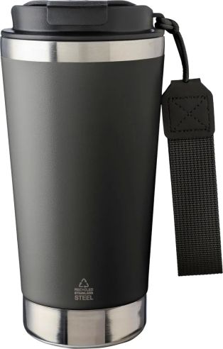 Vaso termo inox reciclado 500 ml doble pared tapa caja