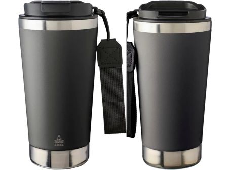 Vaso termo inox reciclado 500 ml doble pared tapa caja