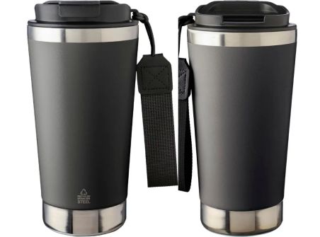 Vaso termo inox reciclado 500 ml doble pared tapa caja