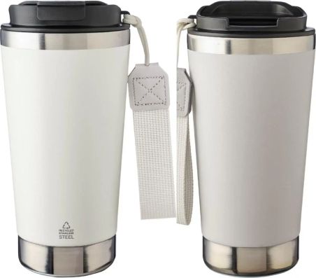 Vaso termo inox reciclado 500 ml doble pared tapa caja
