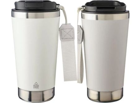 Vaso termo inox reciclado 500 ml doble pared tapa caja