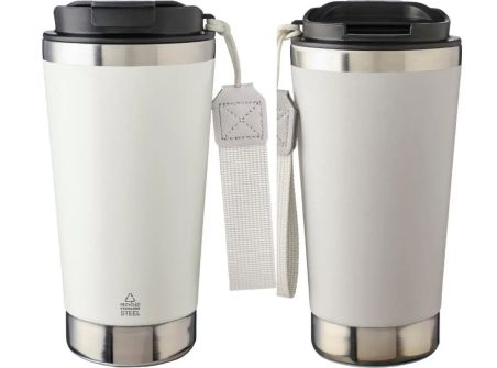 Vaso termo inox reciclado 500 ml doble pared tapa caja