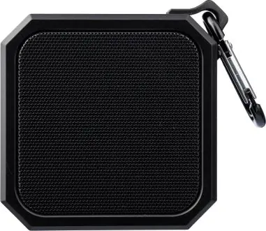 Altavoz ABS reciclado IPX4 con mosquetón