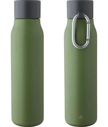Botella termo de acero inox reciclado 600 ml 6h/9h