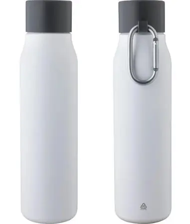 Botella termo de acero inox reciclado 600 ml 6h/9h