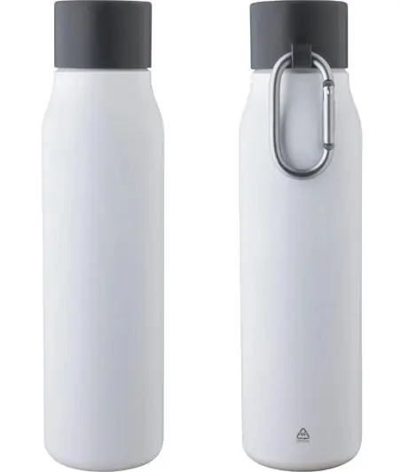 Botella termo de acero inox reciclado 600 ml 6h/9h